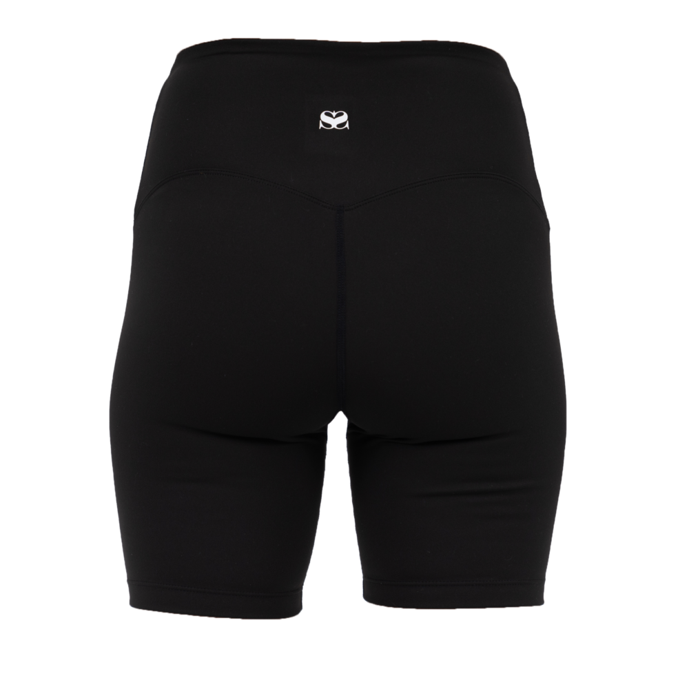 Scramble Hearts Seamless Training Shorts - Black