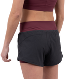 Scramble Hearts Combination Shorts - Grey/Burgundy