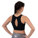 Scramble Hearts Sports Bra - Black