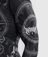 Venum Gladiator 5.0 Men's Long Sleeve Rash Guard - Black/Silver