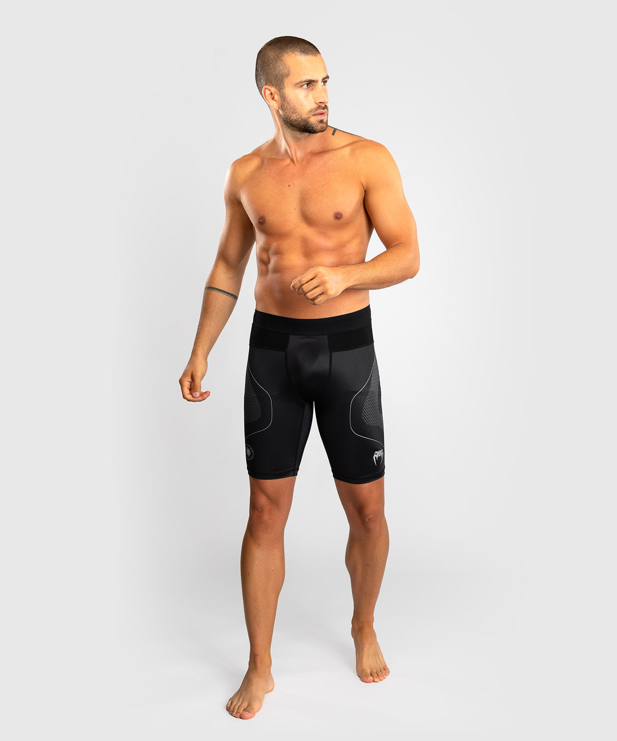 Venum Nexus Vale Tudo Shorts - Black/Silver