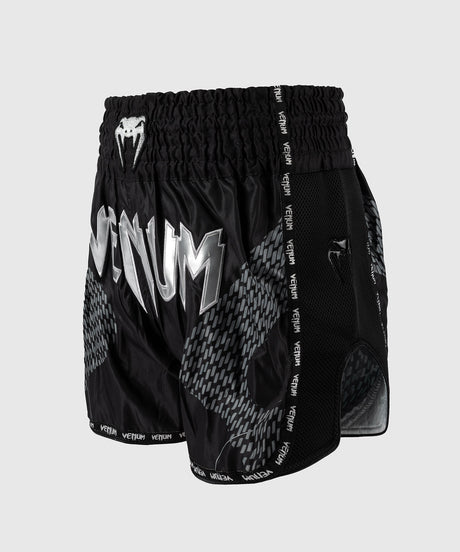 Venum Nexus Muay Thai Shorts - Black/Silver