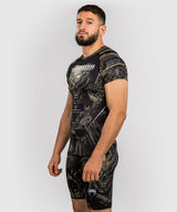 Venum Invader Short Sleeve Rash Guard - Black/Sand