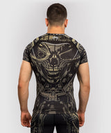 Venum Invader Short Sleeve Rash Guard - Black/Sand