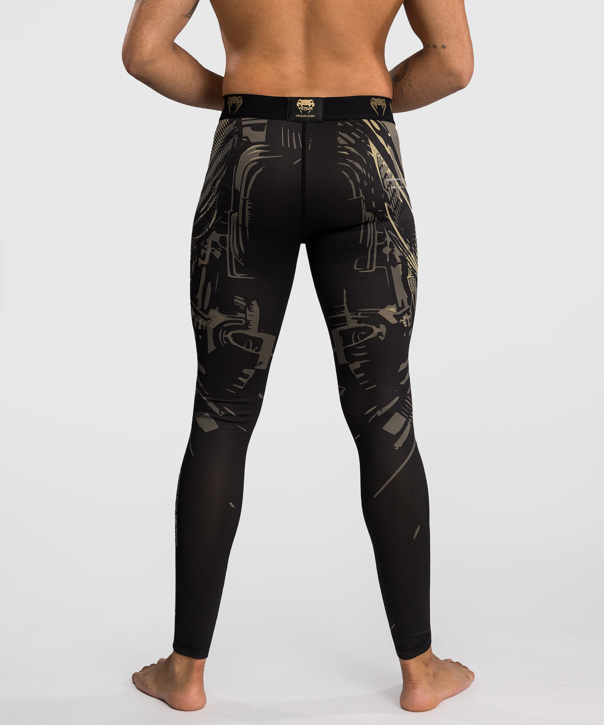 Venum Invader Spats - Black/Sand