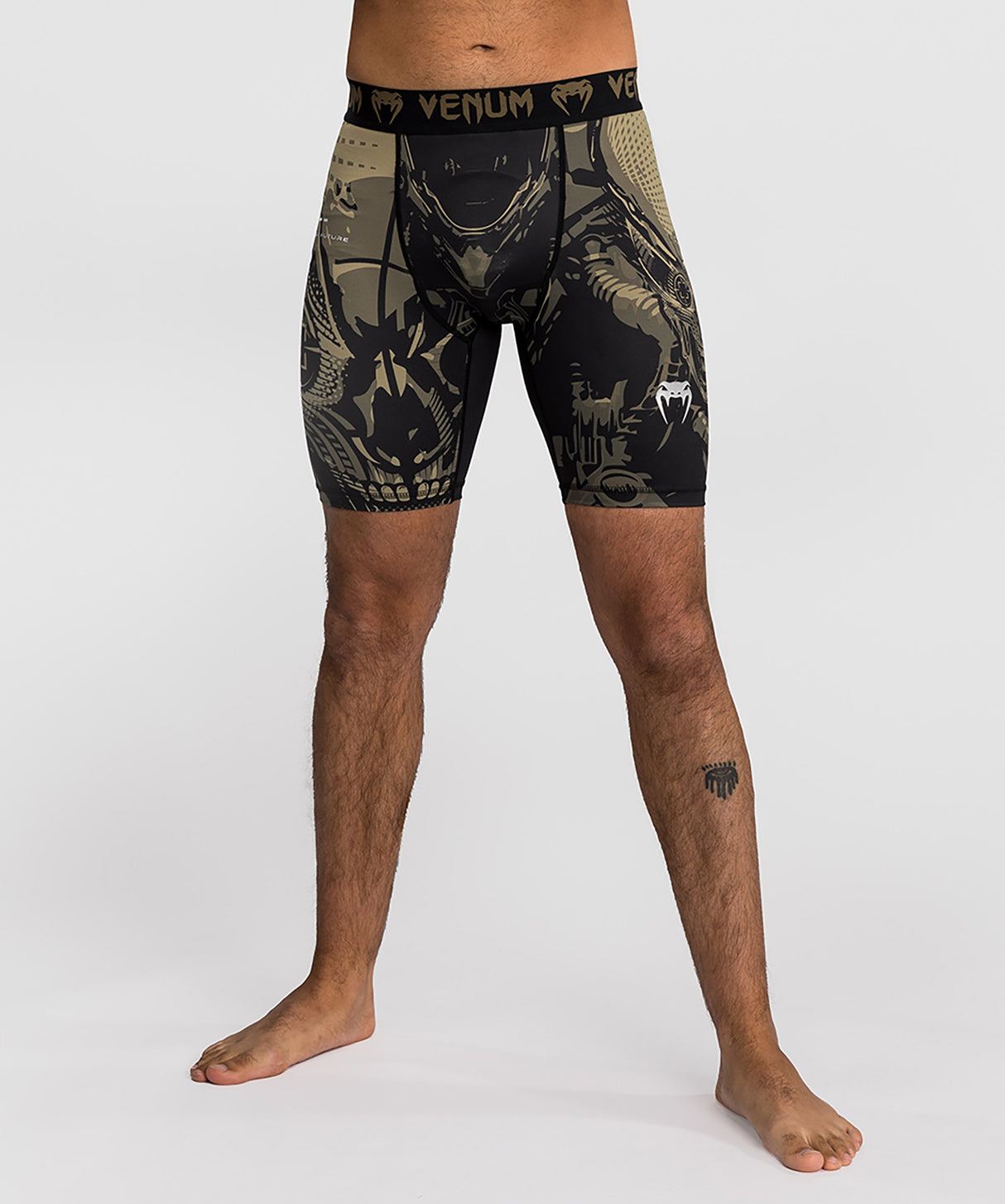 Venum Invader Vale Tudo Shorts - Black/Sand