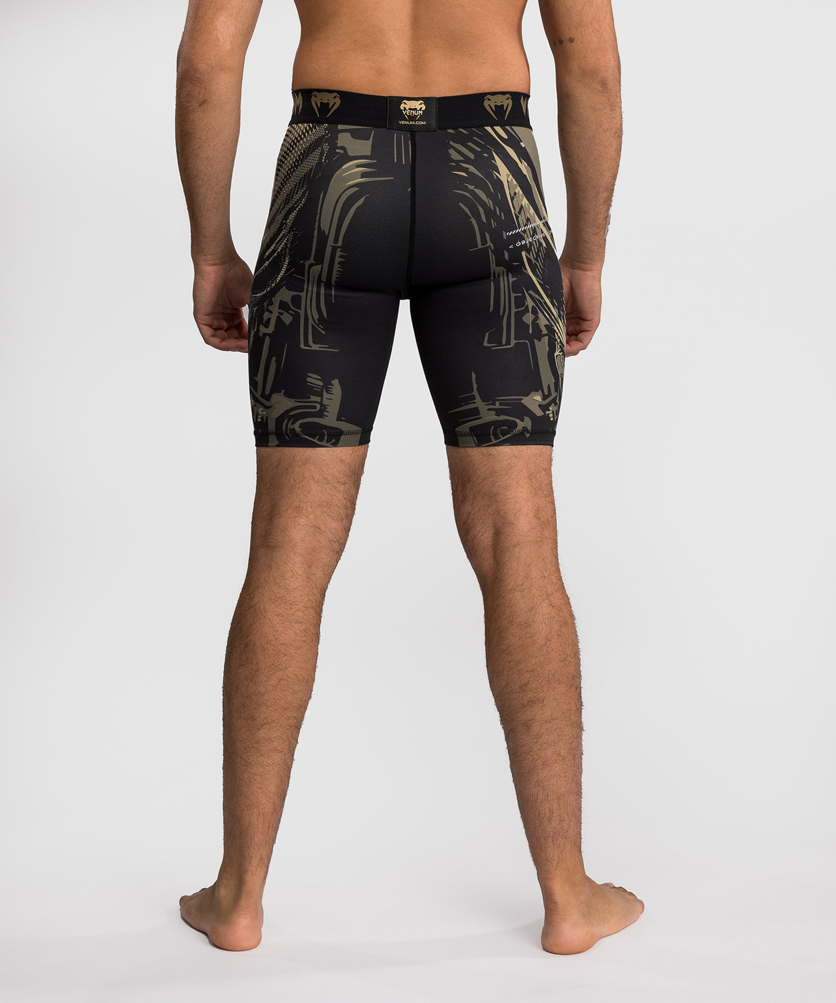 Venum Invader Vale Tudo Shorts - Black/Sand