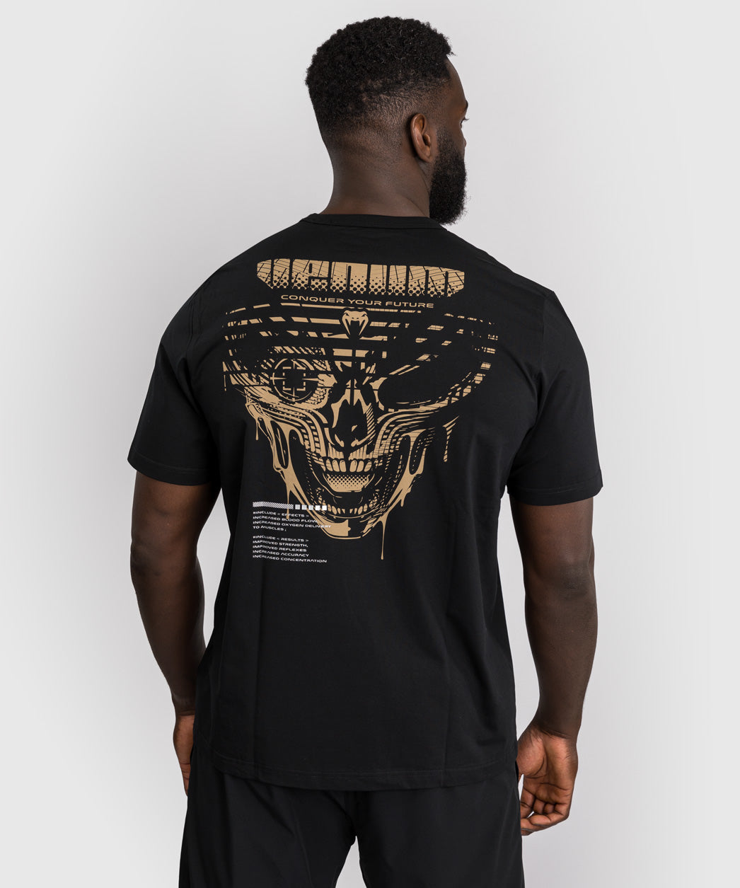 Venum Invader T-Shirt - Black/Sand