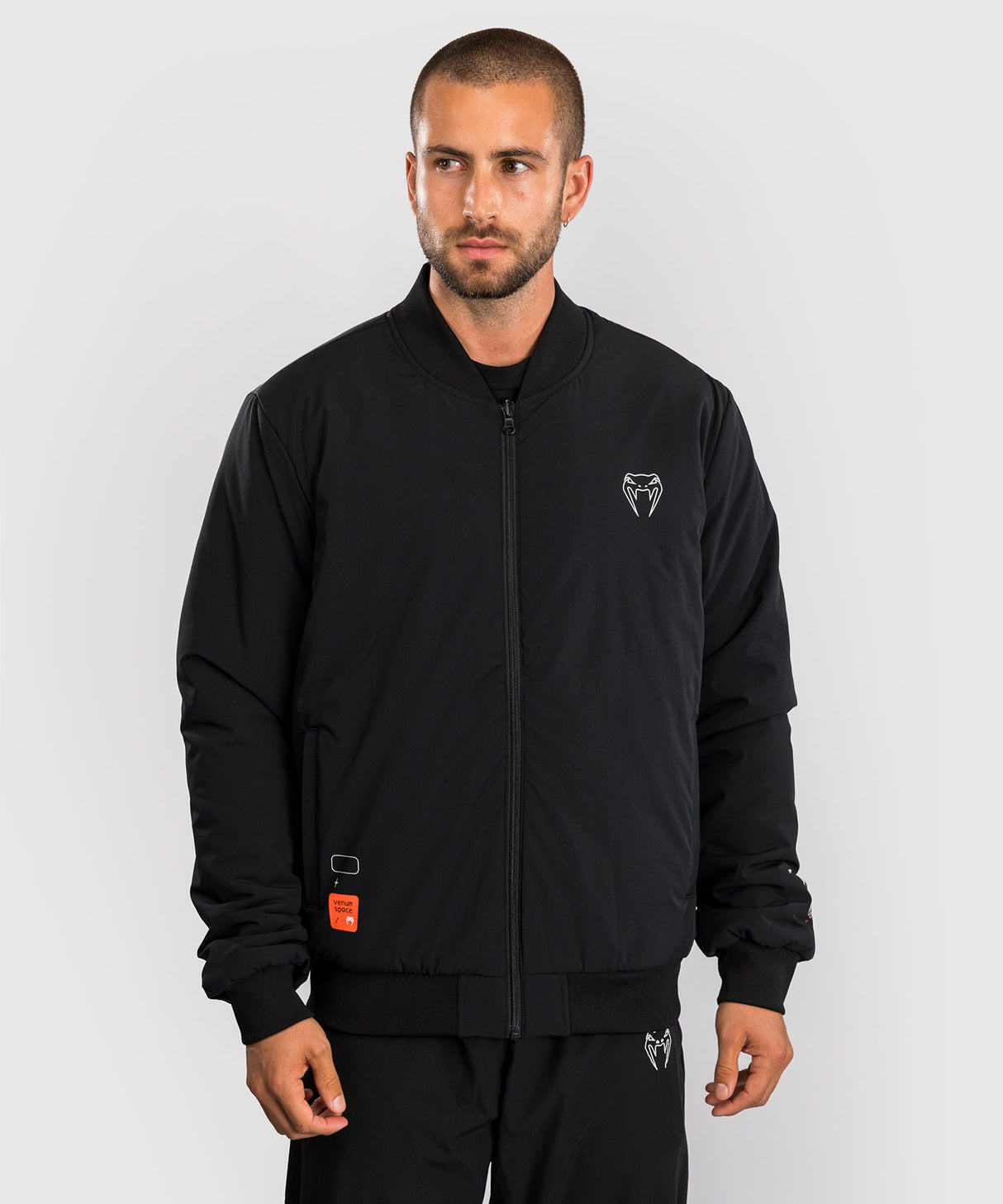 Venum Eclipse Bomber Jacket - Black/Ivory