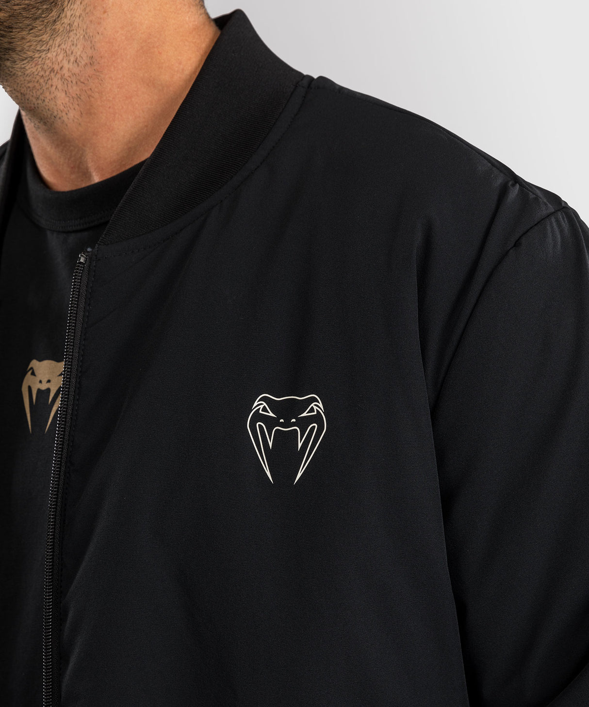 Venum Eclipse Bomber Jacket - Black/Ivory