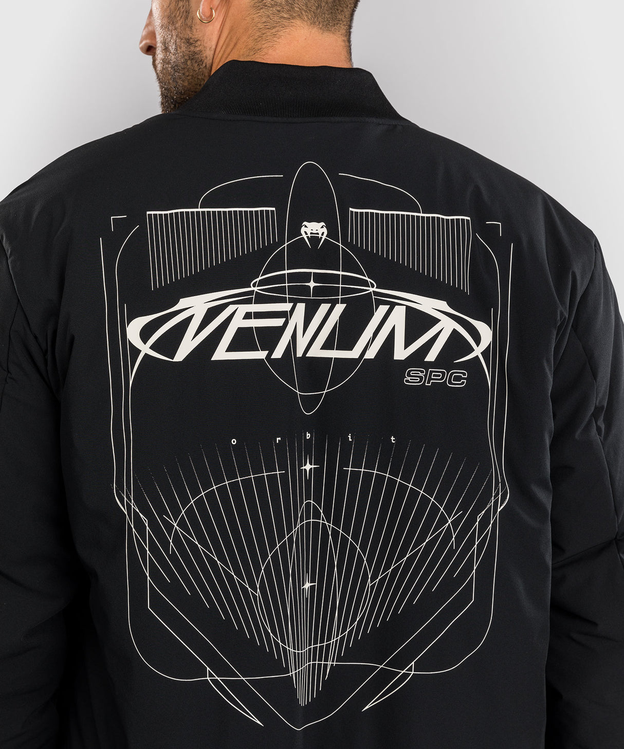 Venum Eclipse Bomber Jacket - Black/Ivory