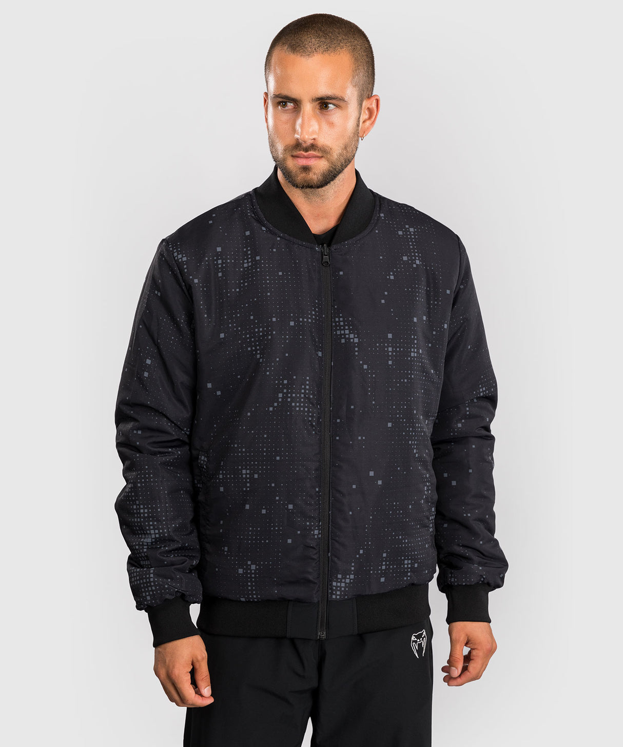 Venum Eclipse Bomber Jacket - Black/Ivory