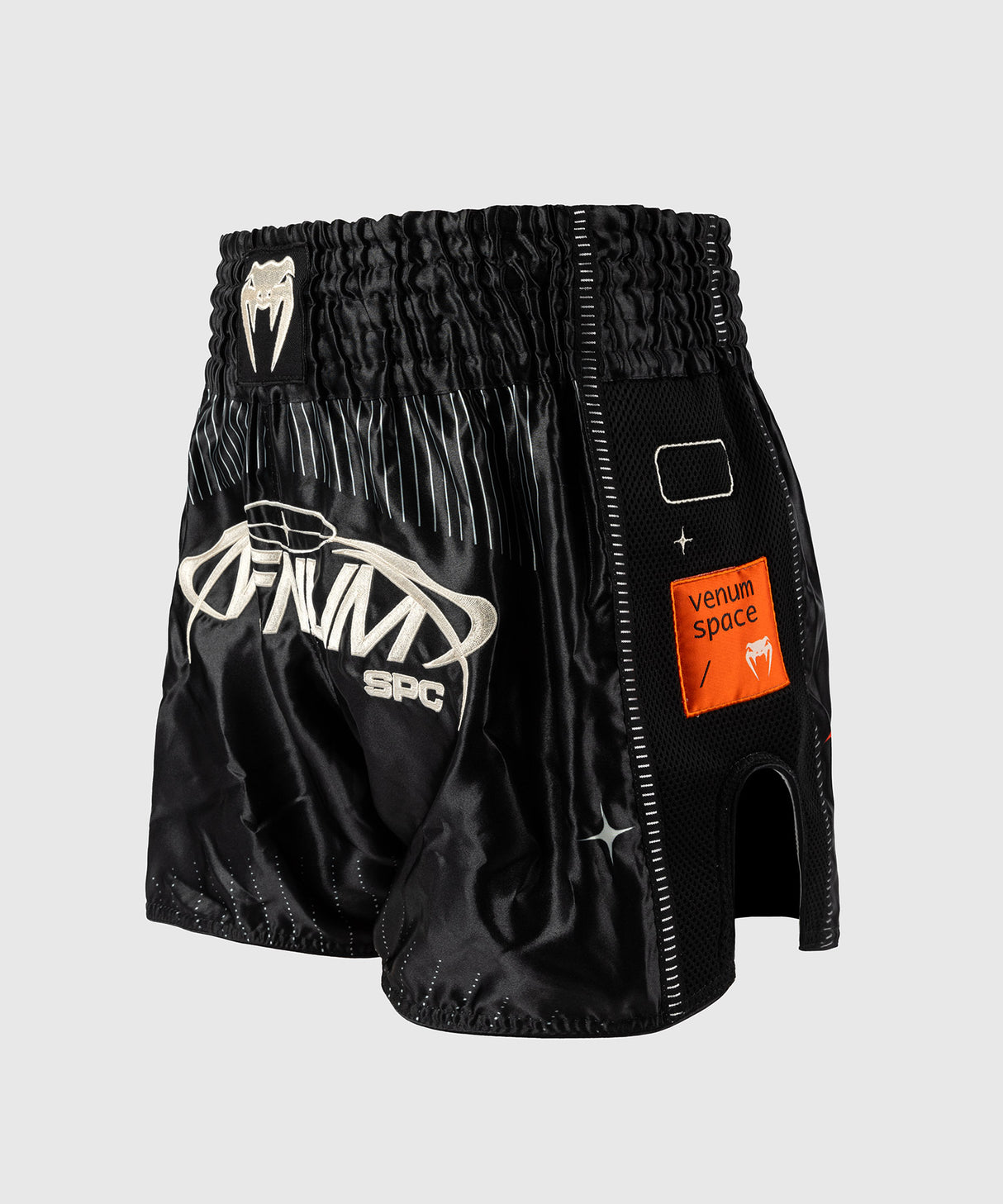 Venum Eclipse Muay Thai Shorts - Black/Ivory