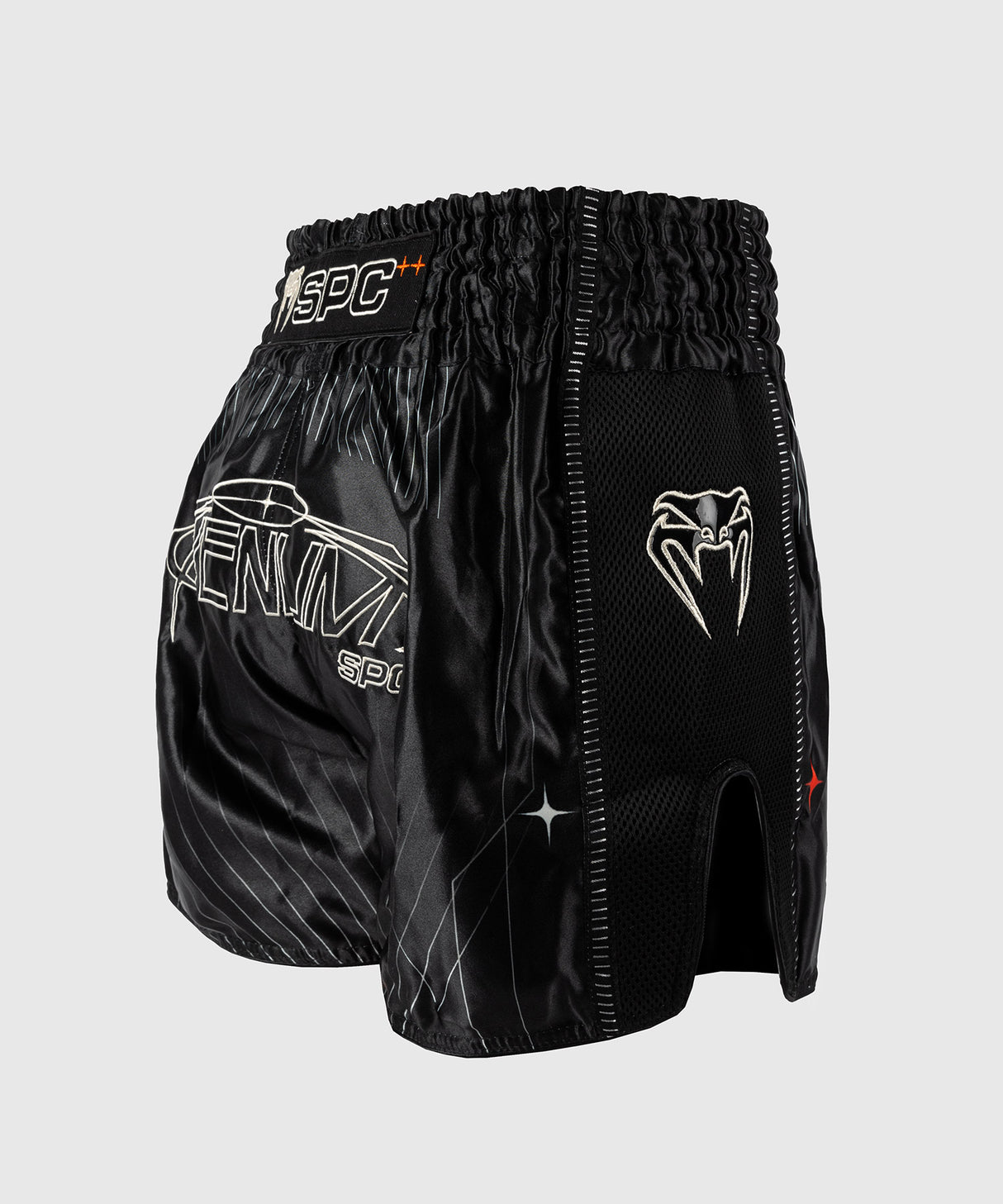 Venum Eclipse Muay Thai Shorts - Black/Ivory