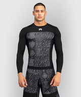 Venum G-Fit Scales Men's Long Sleeve Rash Guard - Black/Grey