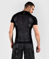 Venum G-Fit Scales Men's Short Sleeve Rash Guard - Black/Grey
