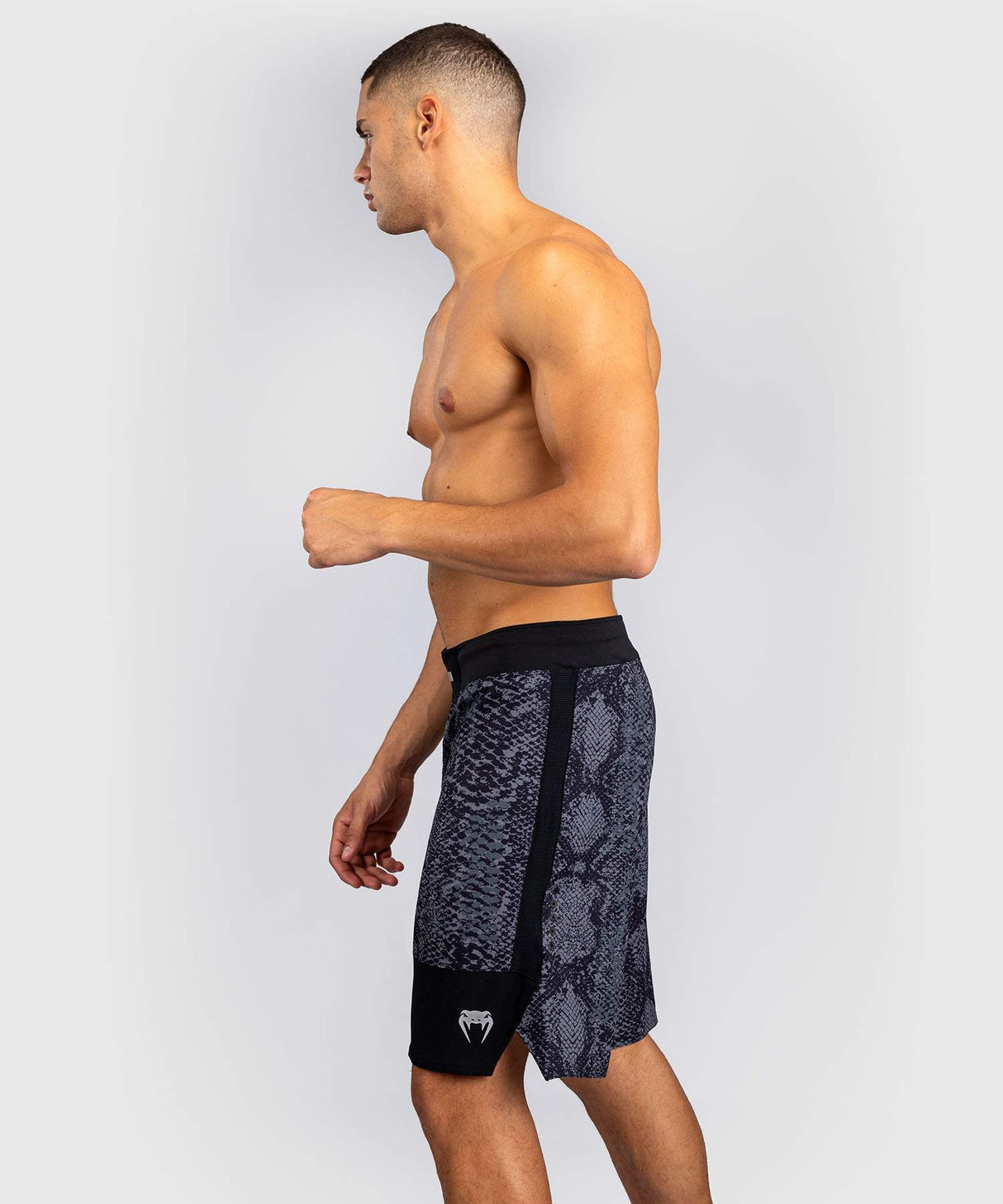 Venum G-Fit Scales Men's Fight Shorts - Black/Grey