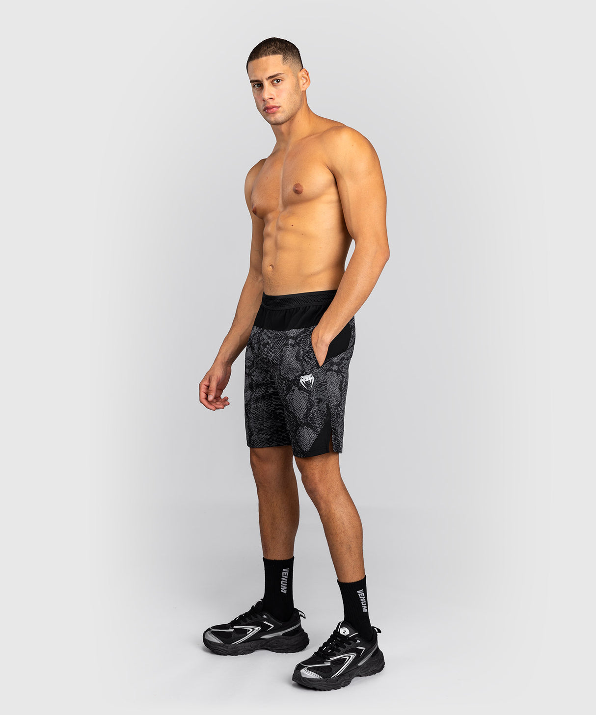 Venum G-Fit Scales Men's Training Shorts - Black/Grey