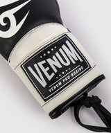 Venum Giant 2.0 Mike Tyson Pro Boxing Gloves with Laces - Deep Black/Optical White