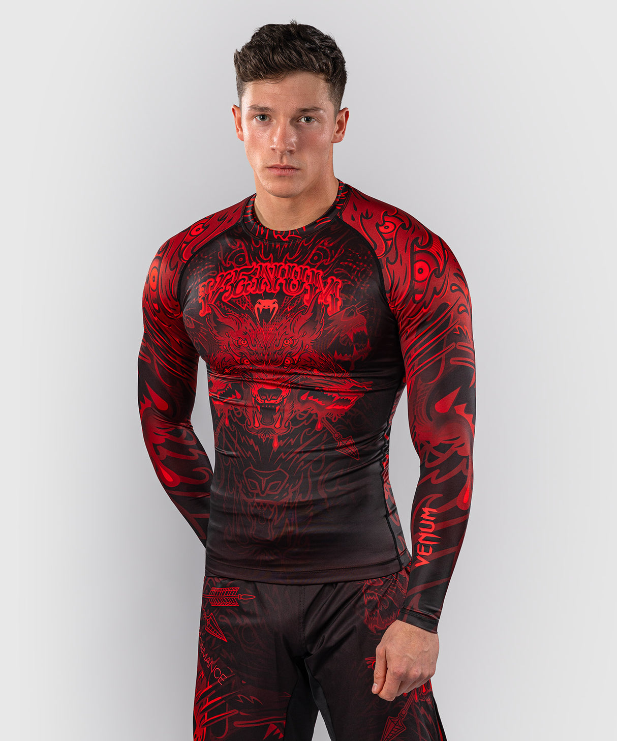 Venum Wolf Atak Men's Long Sleeve Rash Guard