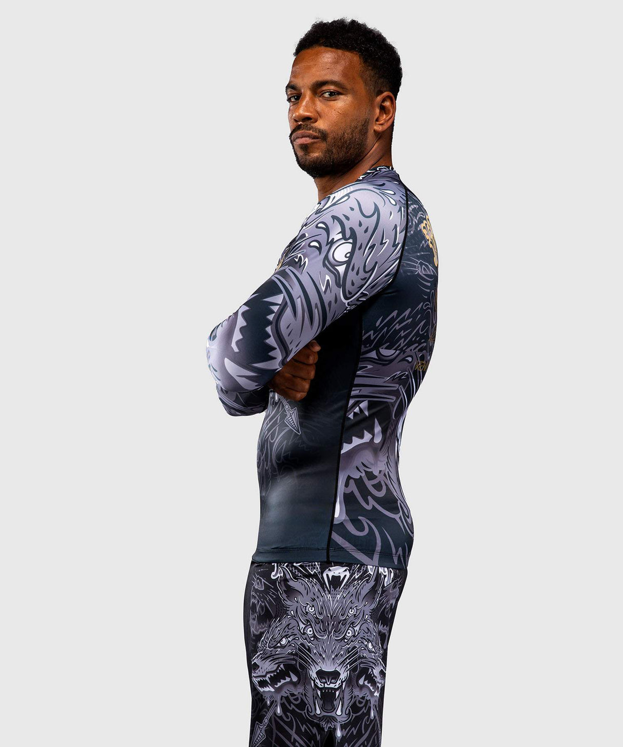 Venum Wolf Atak Men's Long Sleeve Rash Guard