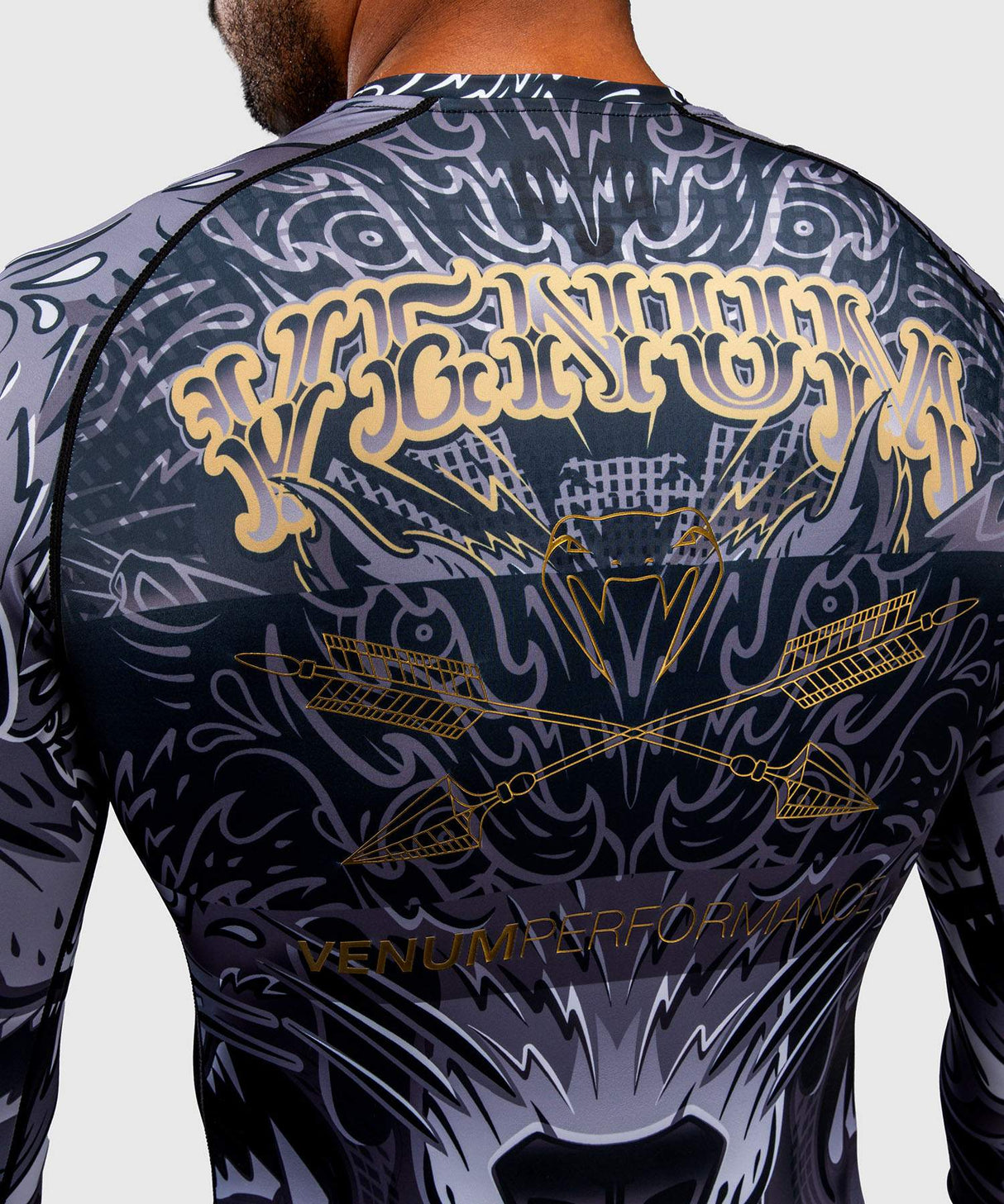 Venum Wolf Atak Men's Long Sleeve Rash Guard