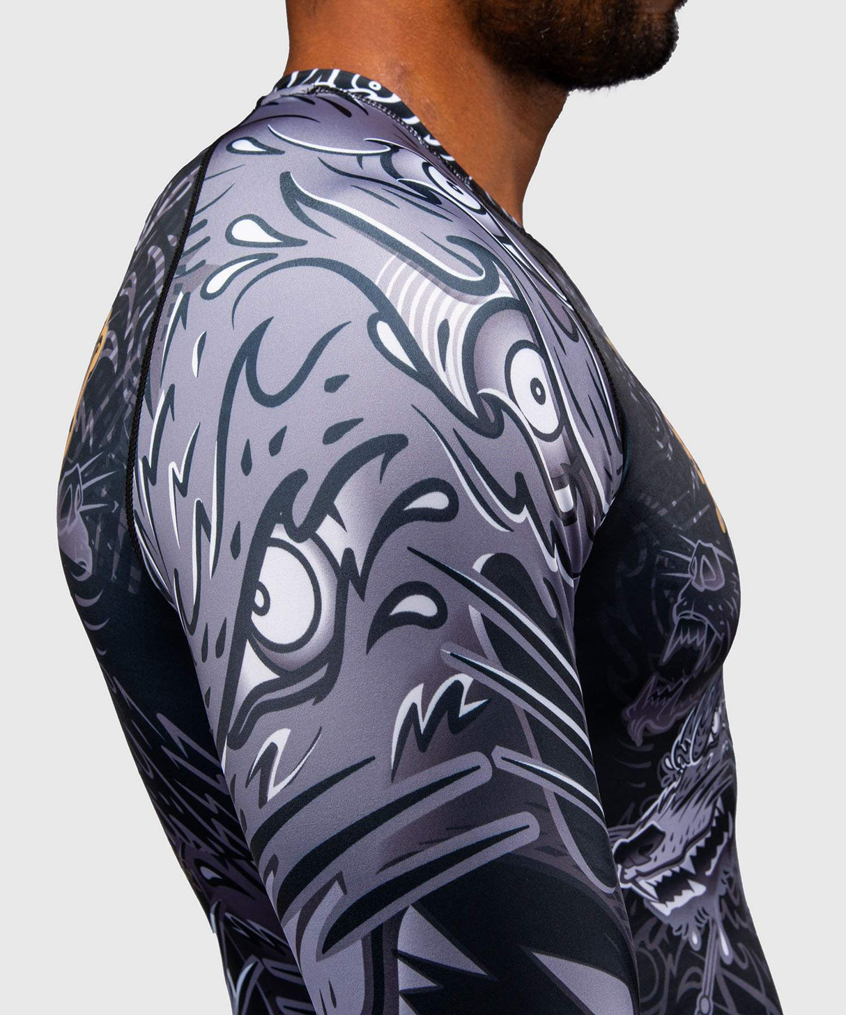 Venum Wolf Atak Men's Long Sleeve Rash Guard