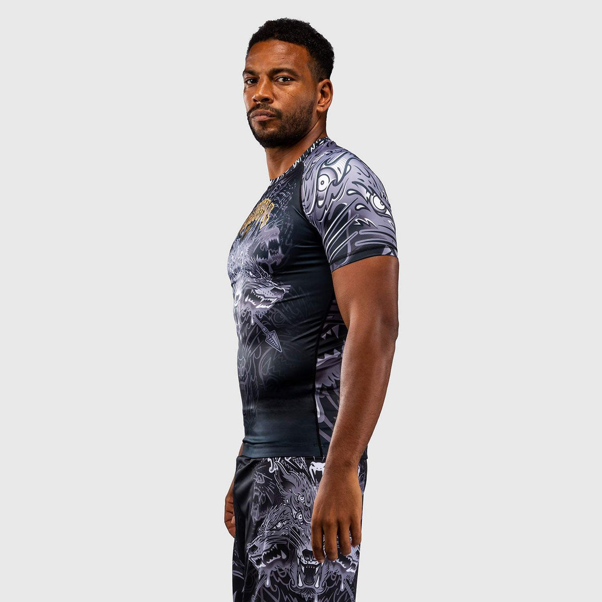 Venum Wolf Atak Men's Short Sleeve Rash Guard