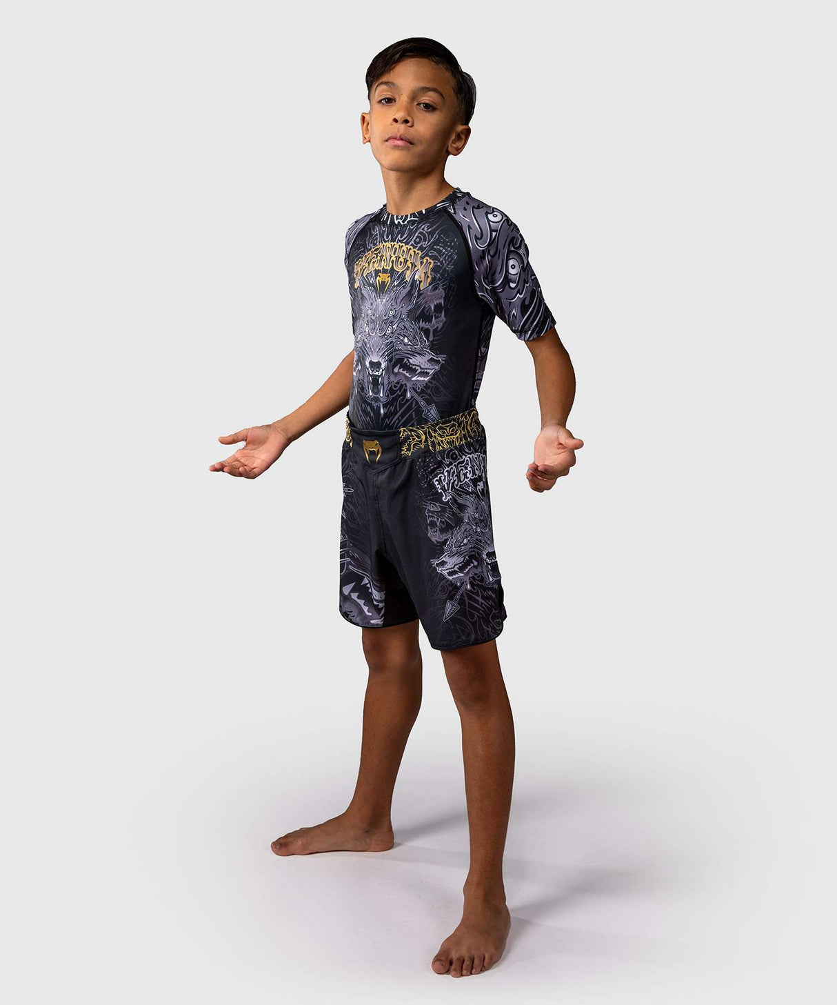 Venum Wolf Atak Kids Fight Shorts