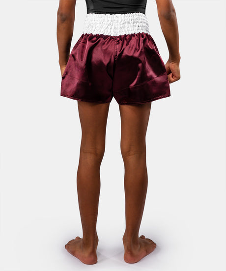 Venum Classic Kids Muay Thai Shorts - Burgundy 
