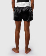 Venum Classic Kids Muay Thai Shorts - Black/White