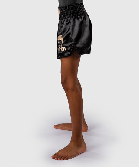 Venum Classic Kids Muay Thai Shorts - Black/Gold