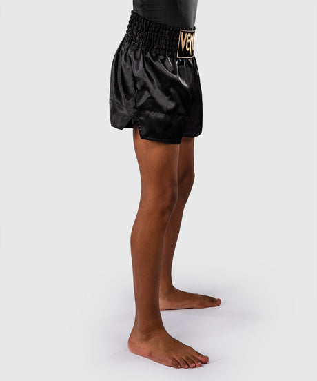 Venum Classic Kids Muay Thai Shorts - Black/Gold