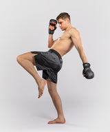Venum Midnight Fury Fight Shorts - Black/Grey/Silver