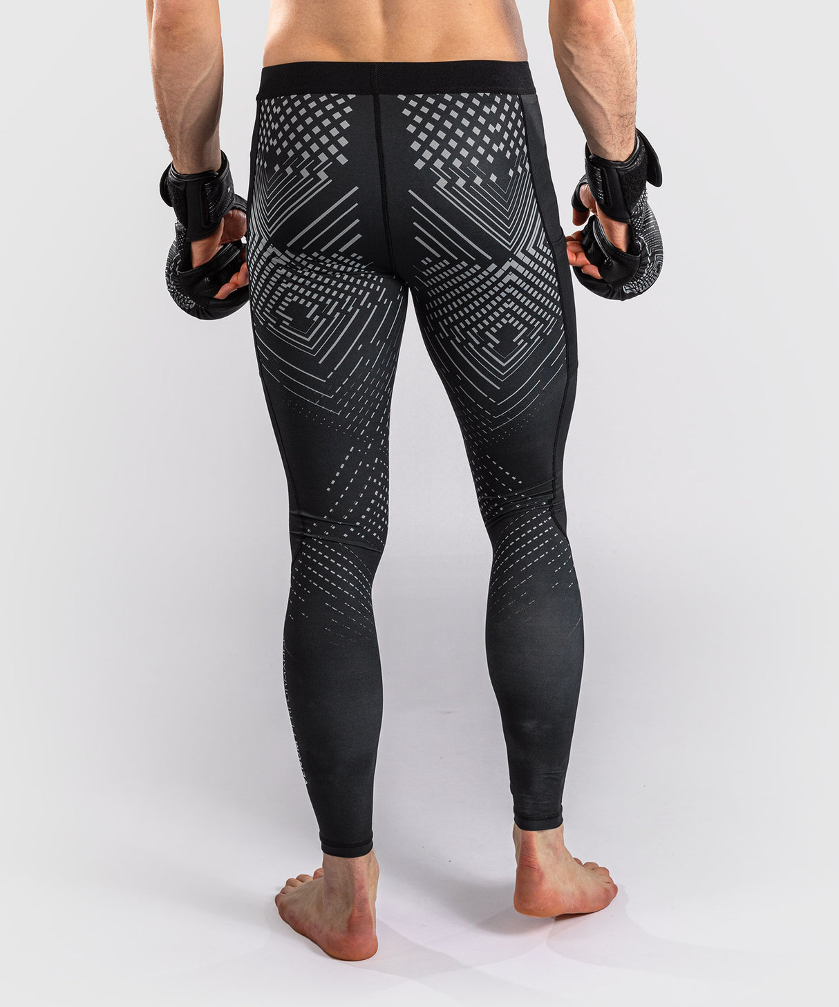 Venum Midnight Fury Spats - Black/Grey/Silver