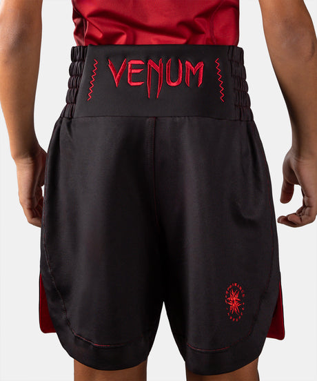Venum Attack Kids Boxing Shorts - Black/Red