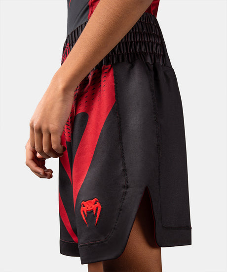 Venum Attack Kids Boxing Shorts - Black/Red
