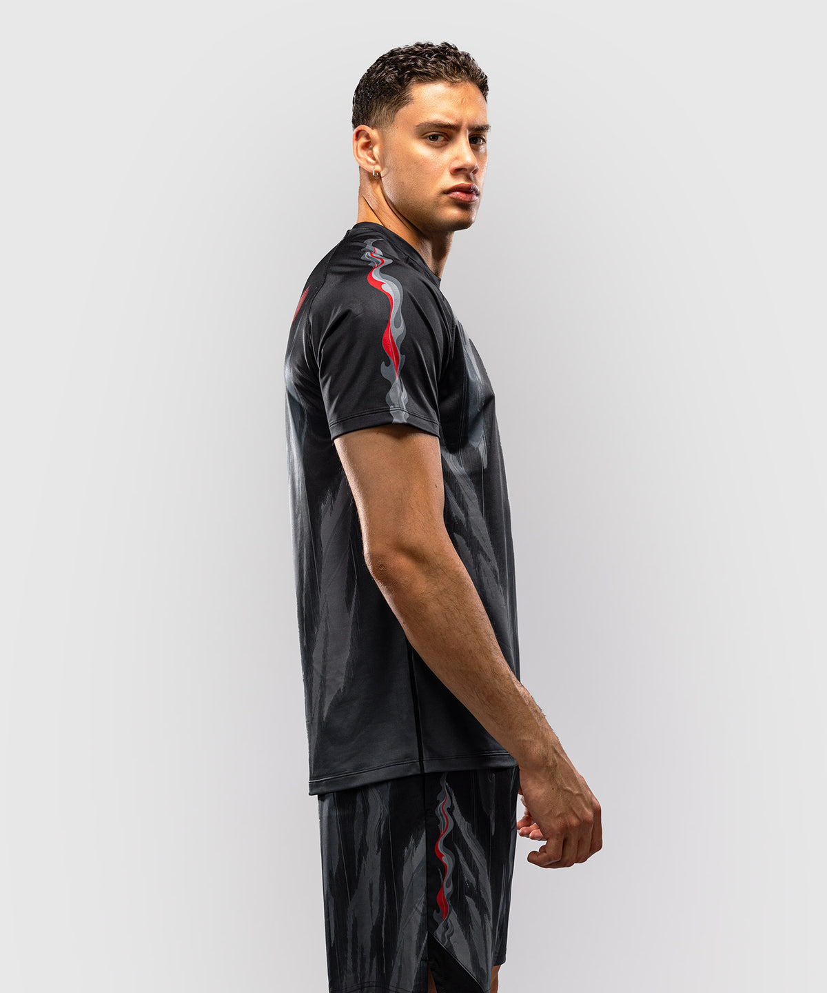 Venum Demon Dry Tech T-Shirt - Black/Grey