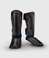 Venum Demon Shin Guards - Black/Grey