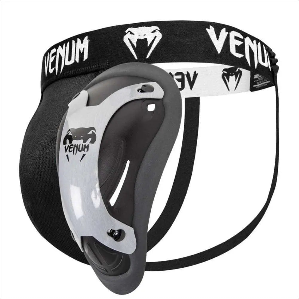 Venum Competitor Mens Groin Guard Black/Silver Venum