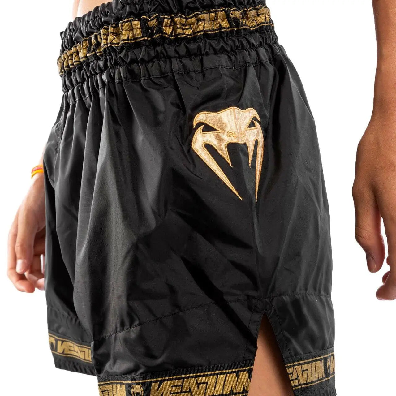 Venum Parachute Muay Thai Shorts - Black Gold Venum