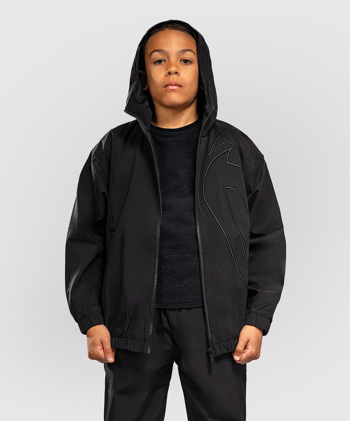 Venum Giant 3D Kids Track Jacket - Black