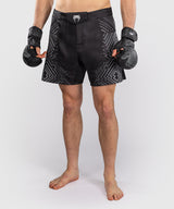 Venum Midnight Fury Fight Shorts - Black/Grey/Silver