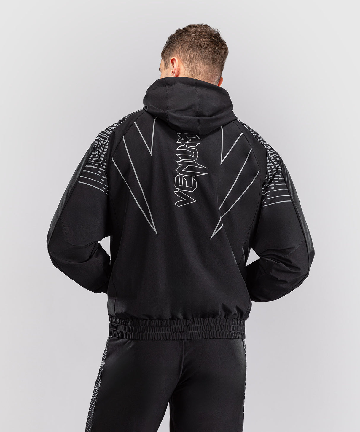Venum Midnight Fury Track Jacket - Black/Grey/Silver