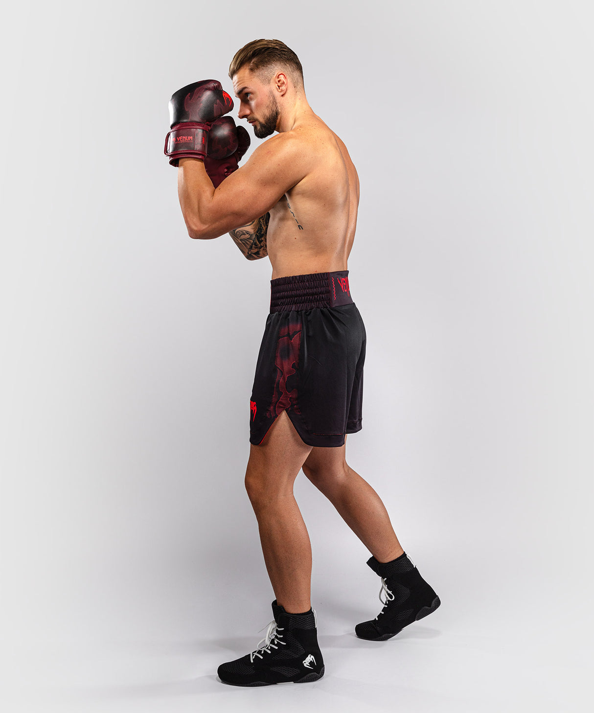 Venum Spectre Boxing Shorts - Black/Red