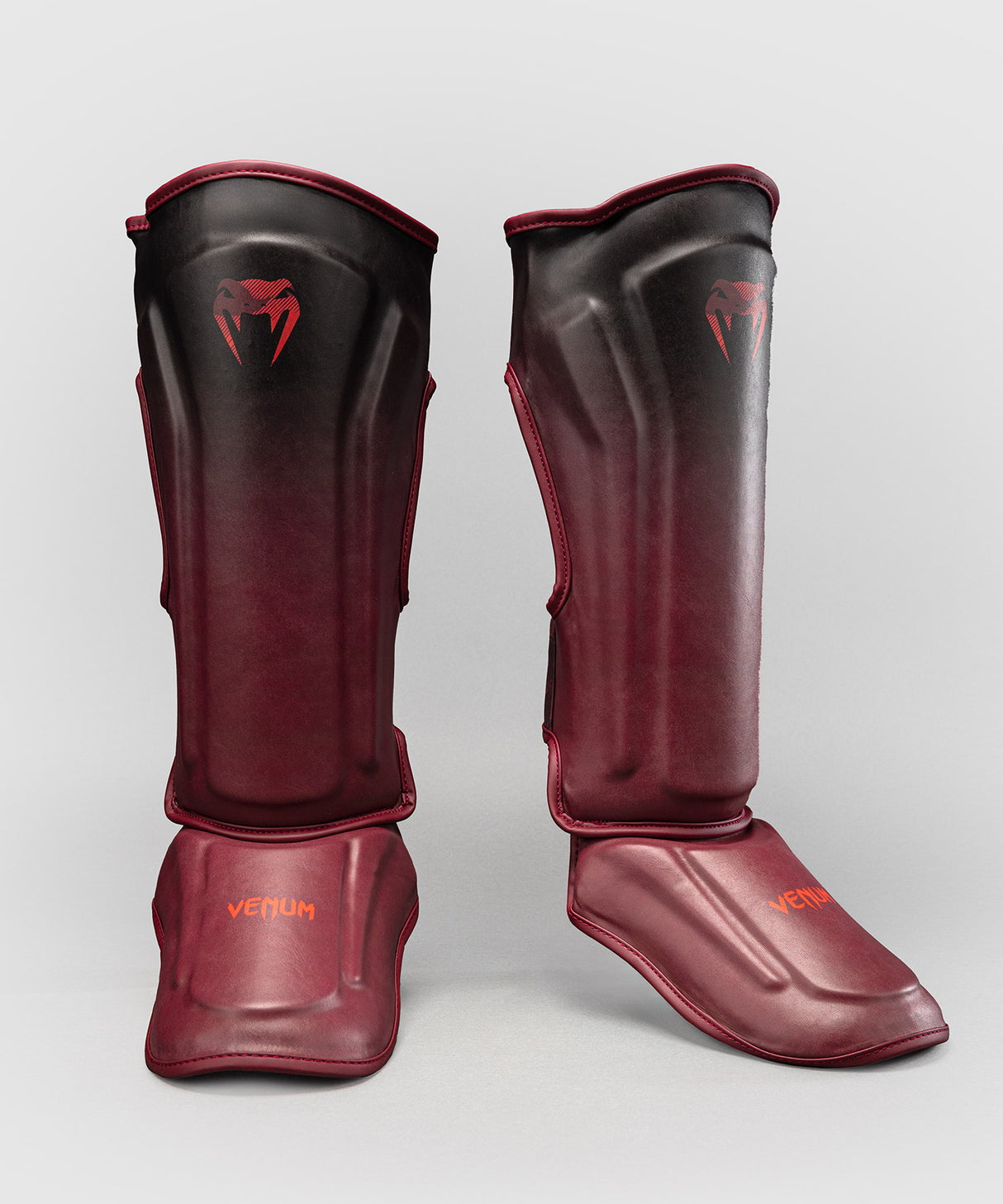 Venum Spectre Shin Guards - Black/Red