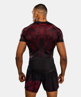 Venum Spectre Short Sleeve Rash Guard - Black/Red