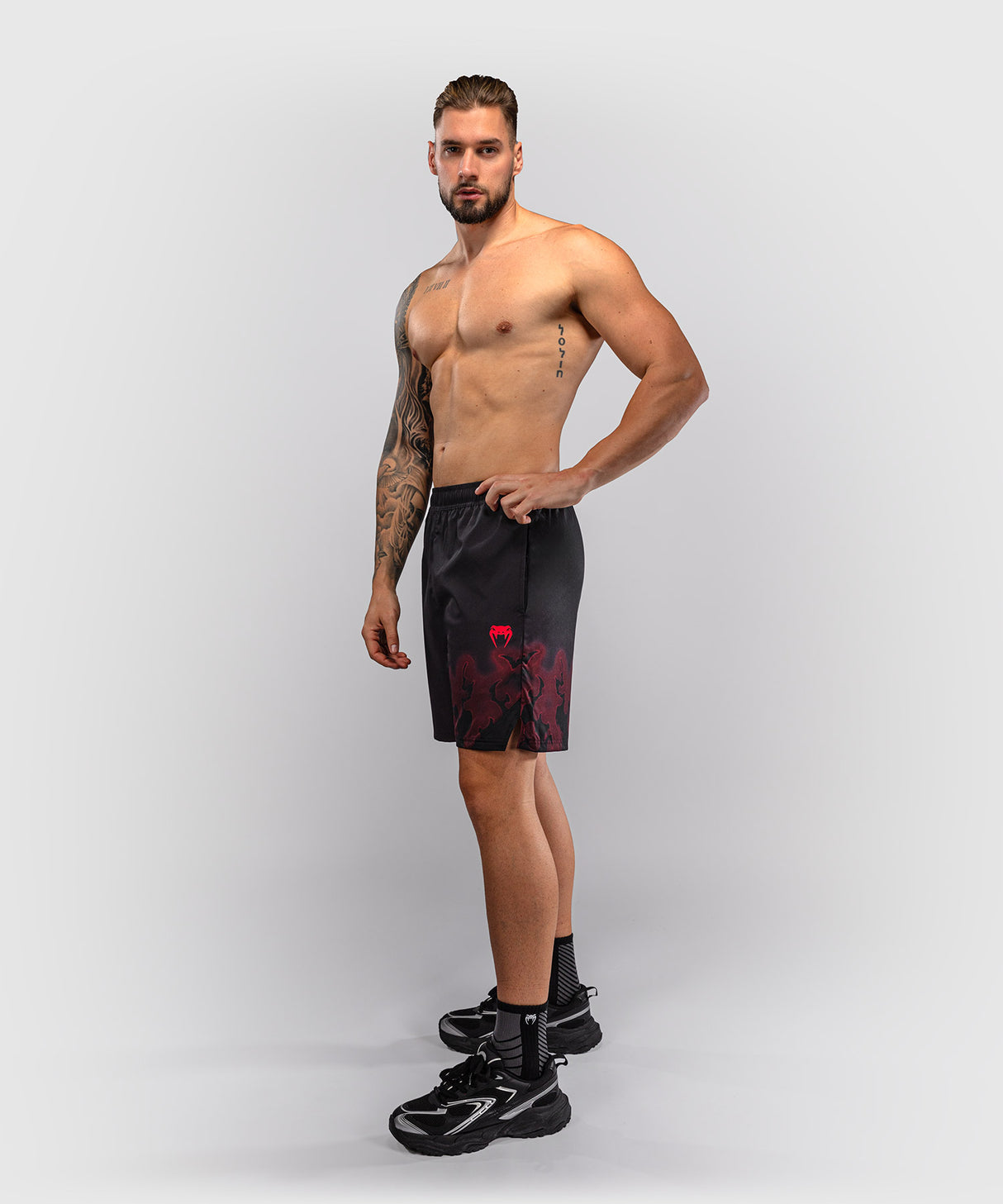 Venum Spectre Training Shorts - Black/Red