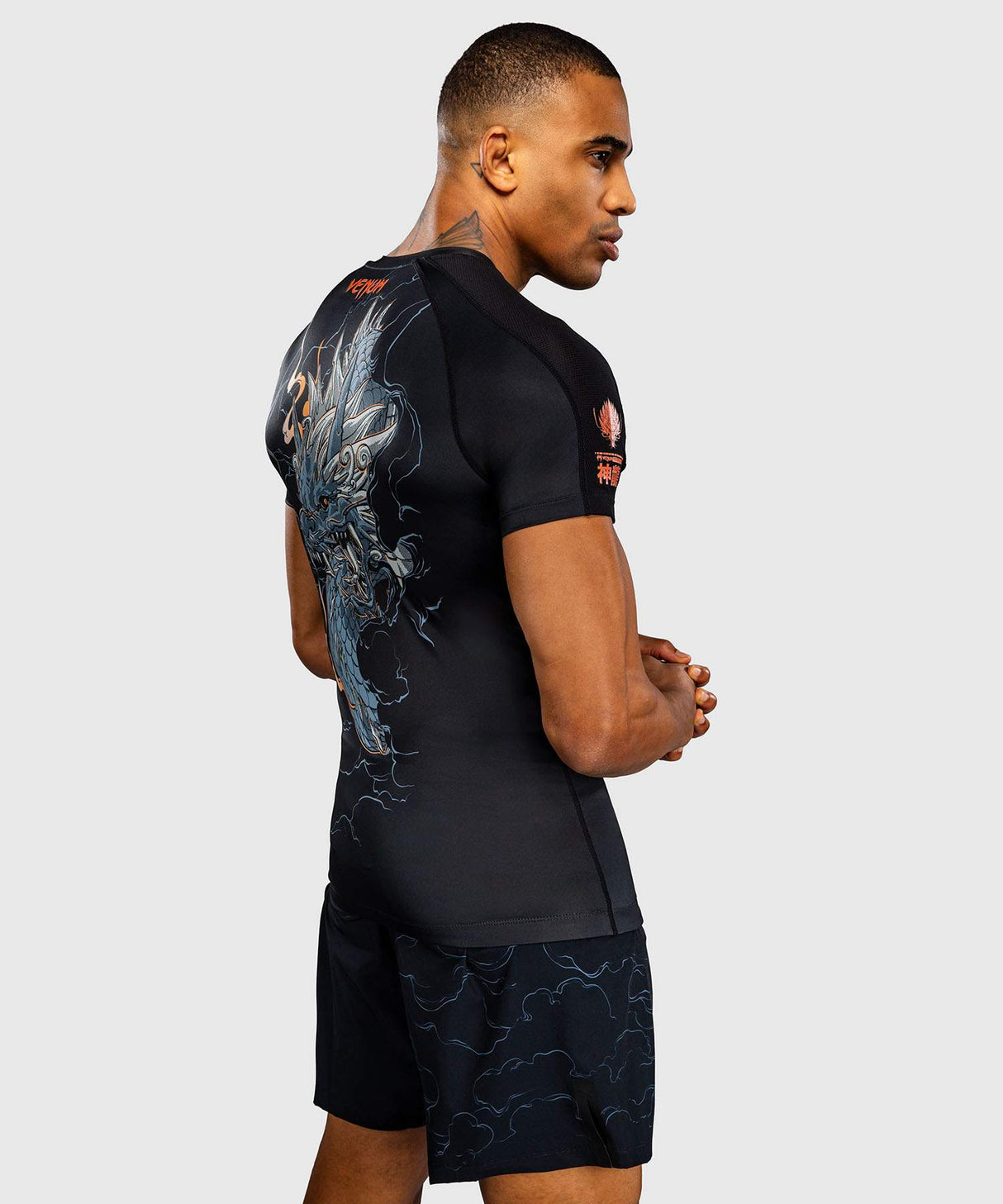 Venum Thunder Dragon Short Sleeves Rash Guard