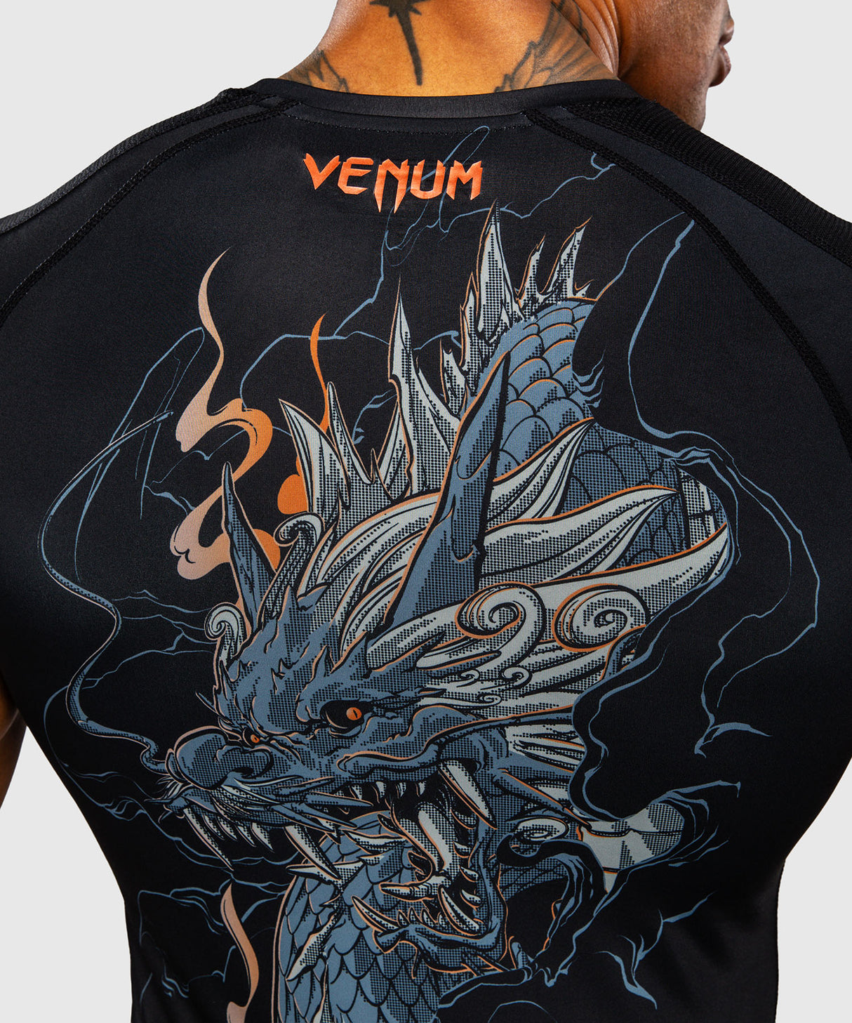 Venum Thunder Dragon Short Sleeves Rash Guard
